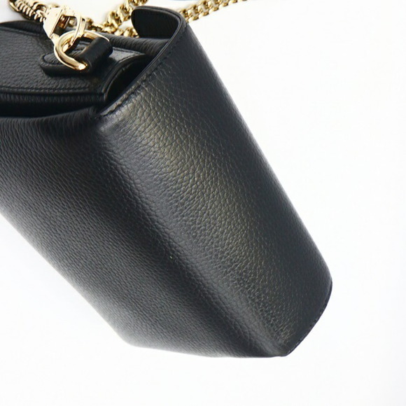 Gucci Interlocking G Chain Shoulder Bag Black - Picture 5 of 12